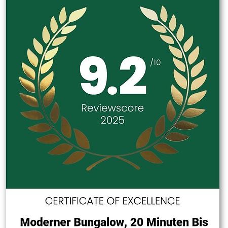 Moderner Bungalow, 20 Minuten bis Hannover City, 24h Check-In Garbsen Exterior foto