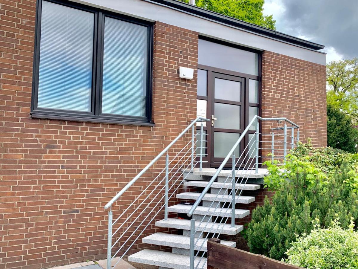 Moderner Bungalow, 20 Minuten bis Hannover City, 24h Check-In Garbsen Exterior foto